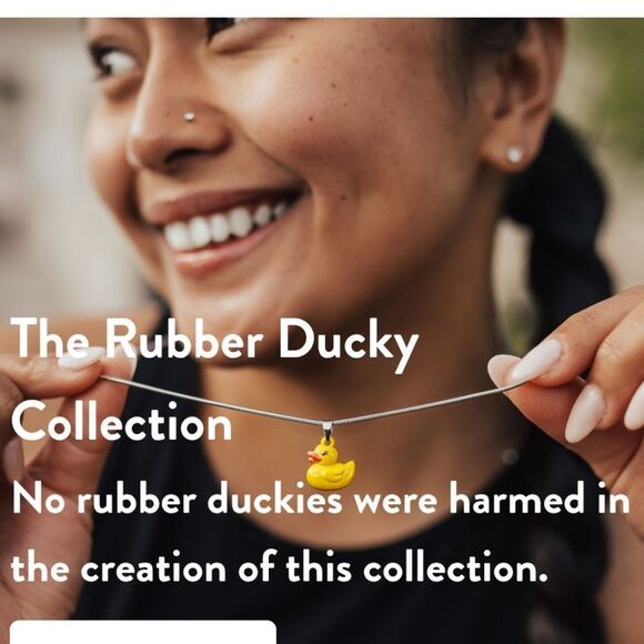 ZOX "LUCKY DUCK" #616 SILVER DUCKY NECKLACE NEW COLLECTIBLE VINTAGE - Picture 5 of 13